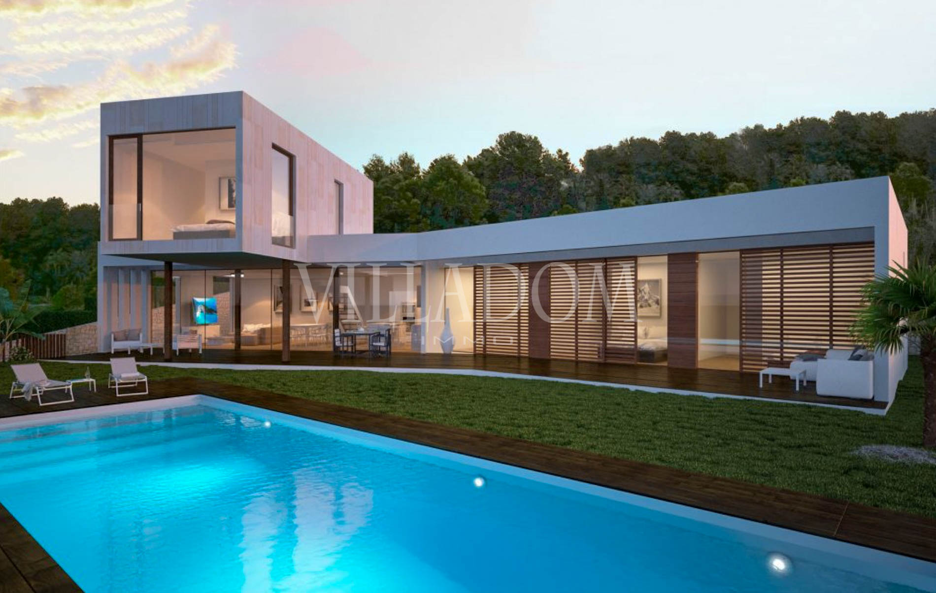 Luxury Villa Project with Sea View for Sale in Javea