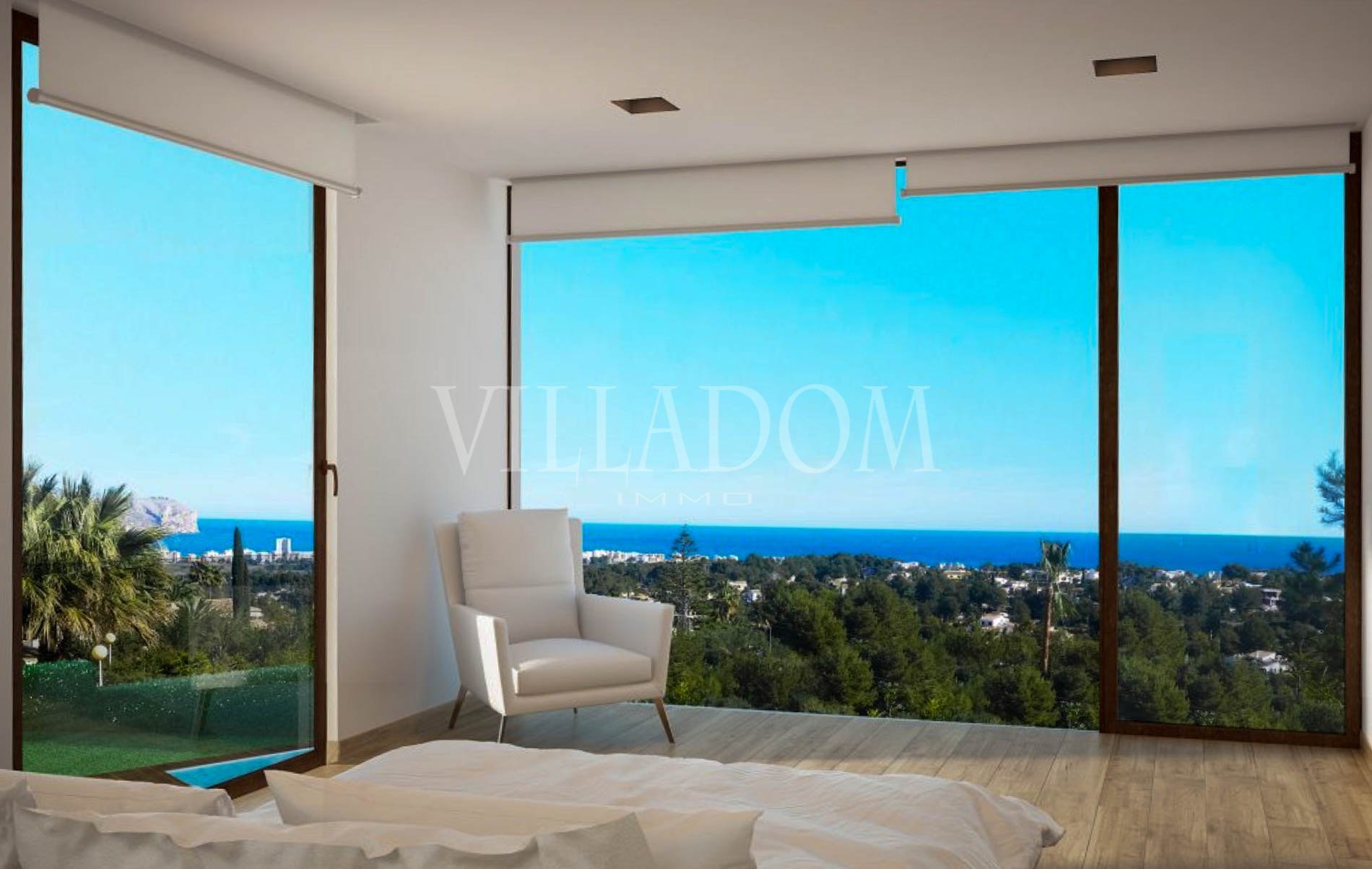 Luxury Villa Project with Sea View for Sale in Javea