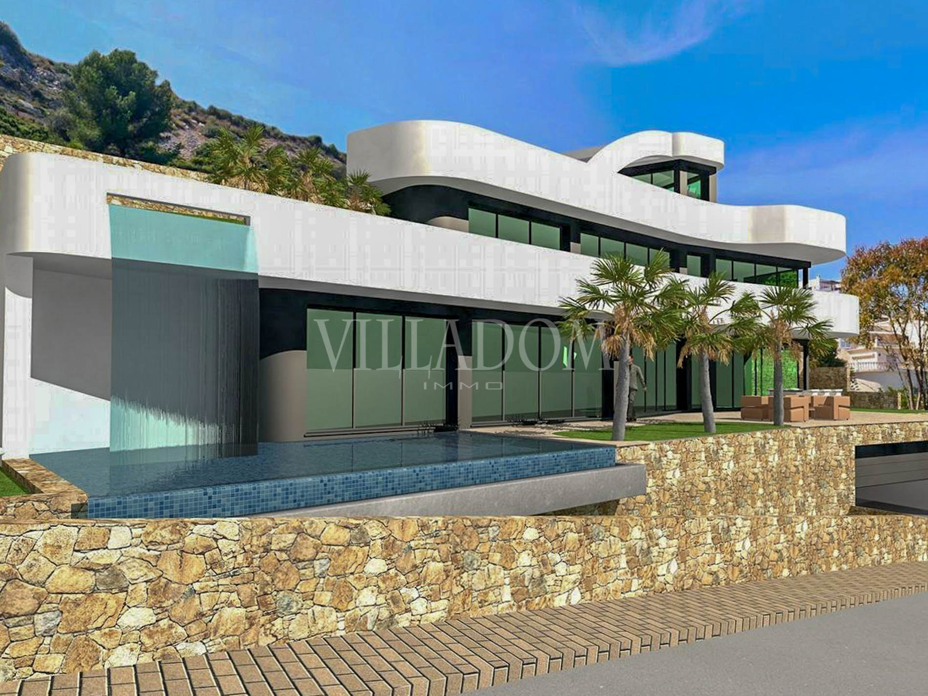 LUXURY villa in project with SEA VIEWS in Javea