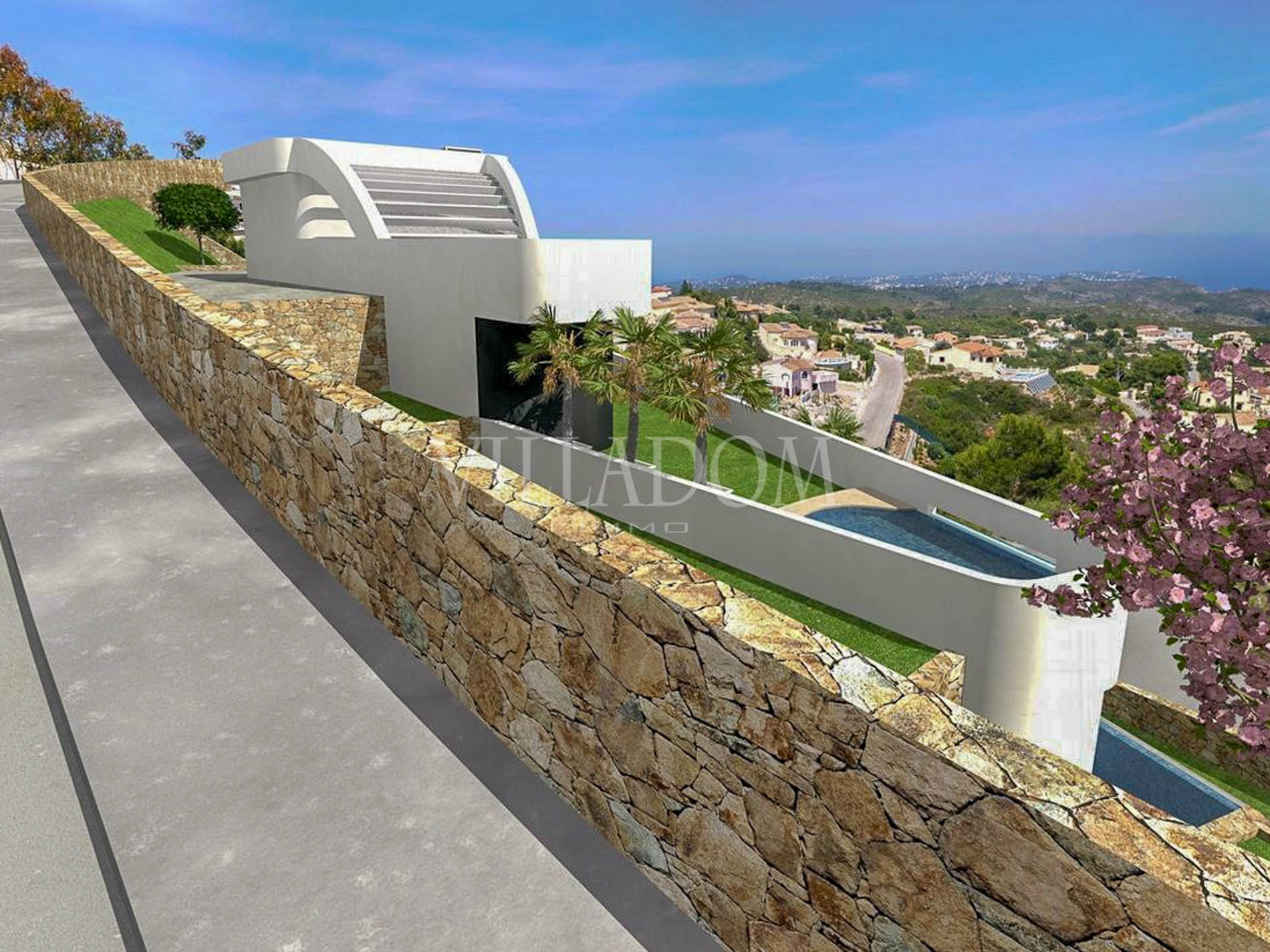 LUXURY villa in project with SEA VIEWS in Javea